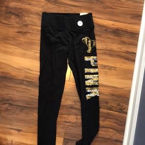 PINK leggings with sequins